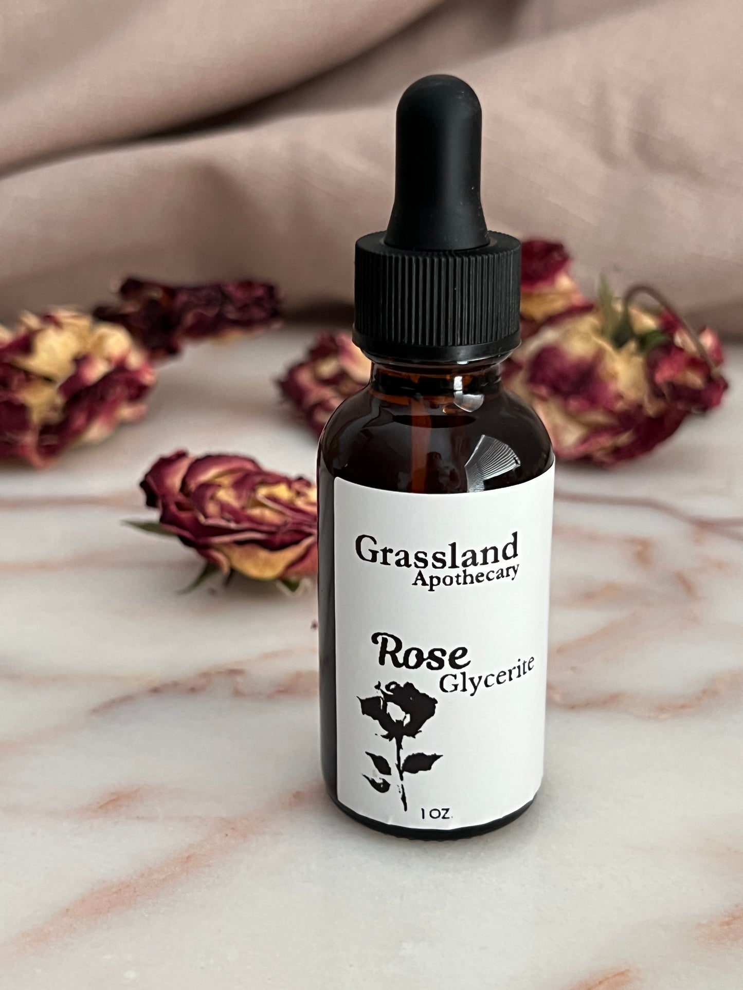 Rose Glycerite (Alcohol Free)