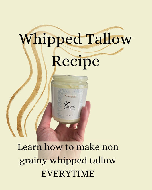 Whipped Tallow Instructional & Recipe