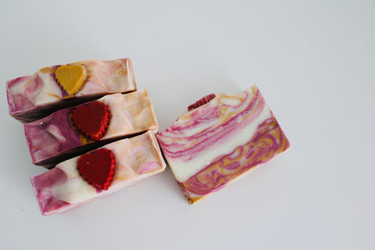 Mint Nectar Heart Soap