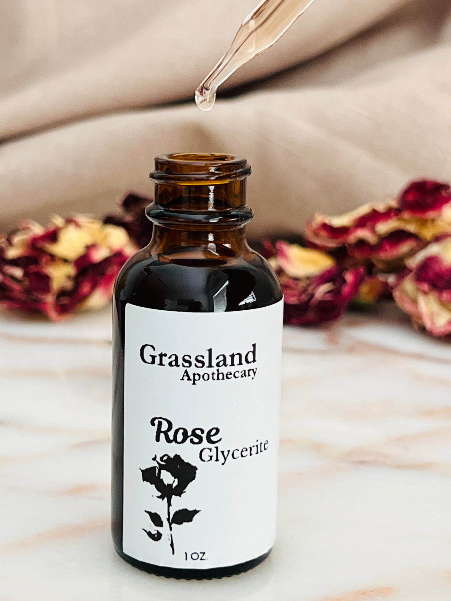 Rose Glycerite (Alcohol Free)