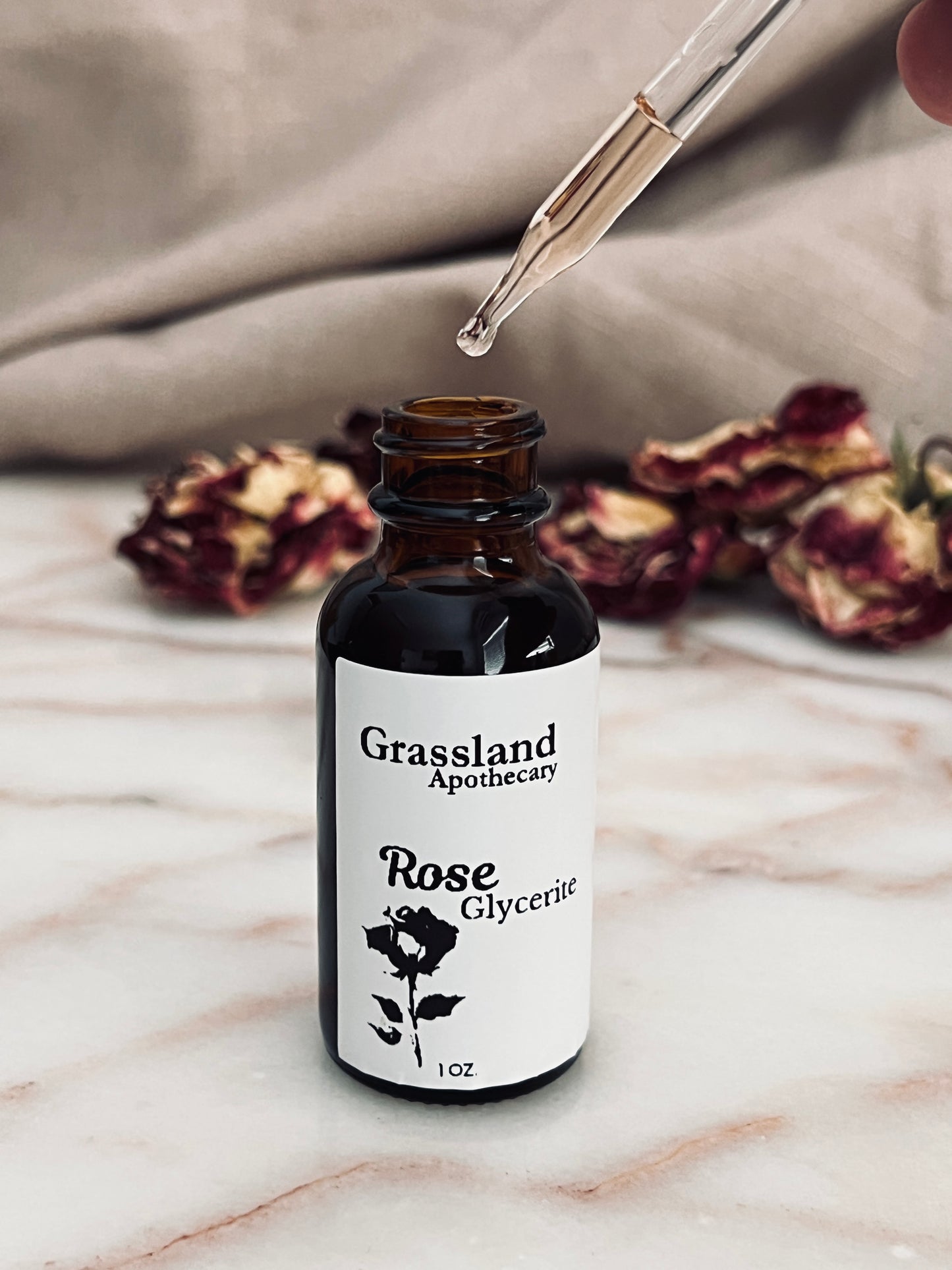 Rose Glycerite (Alcohol Free)