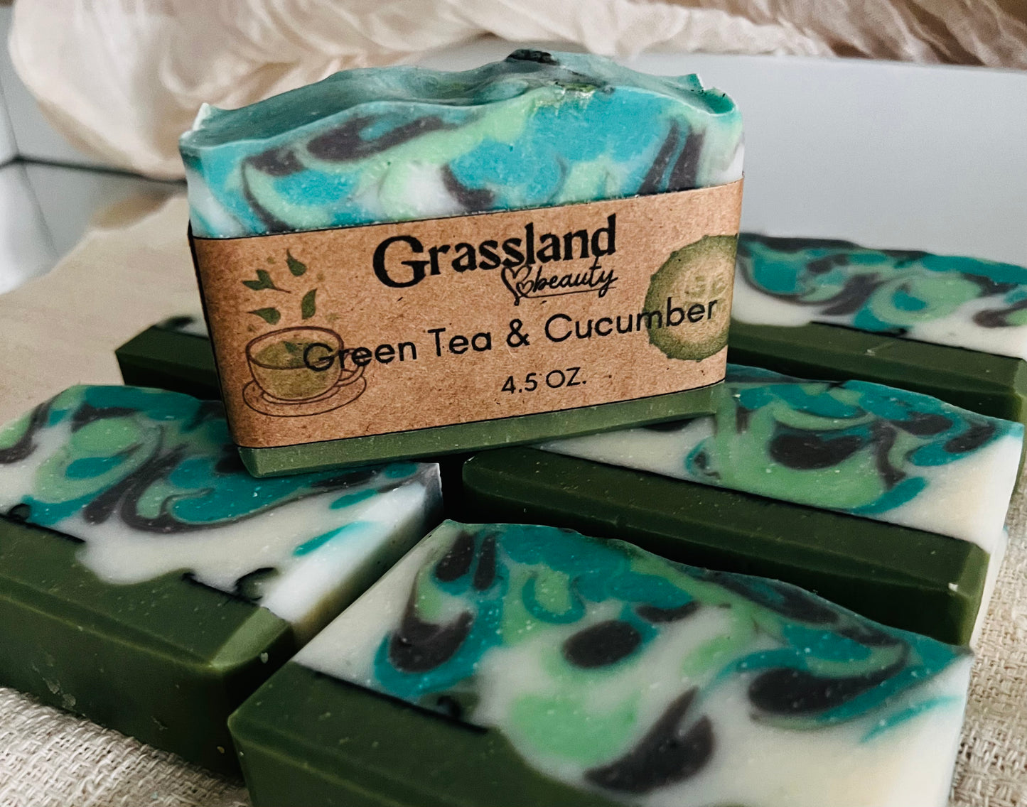 Green Tea & Cucumber Soap