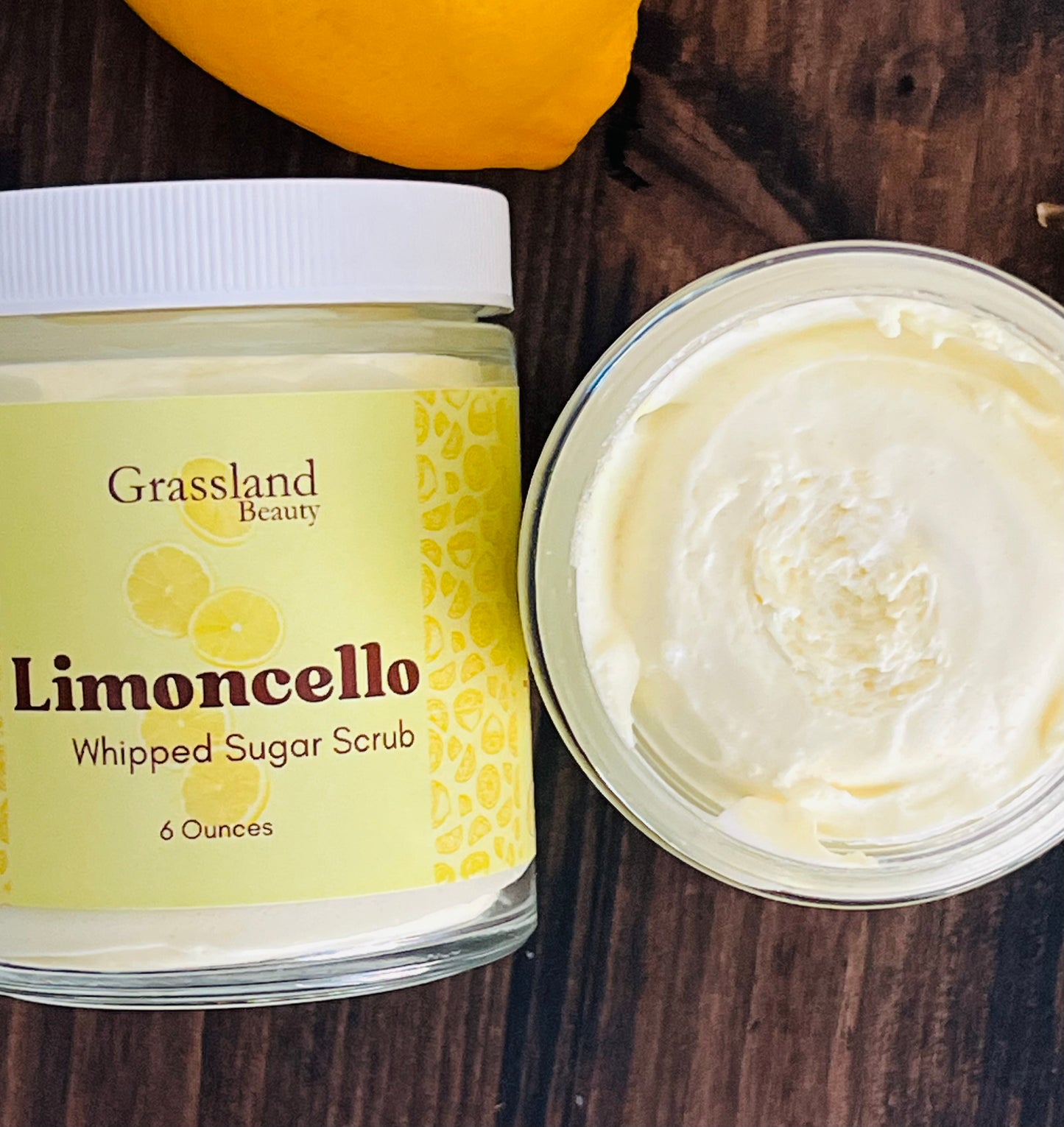 Limoncello Whipped Sugar Soap Scrub