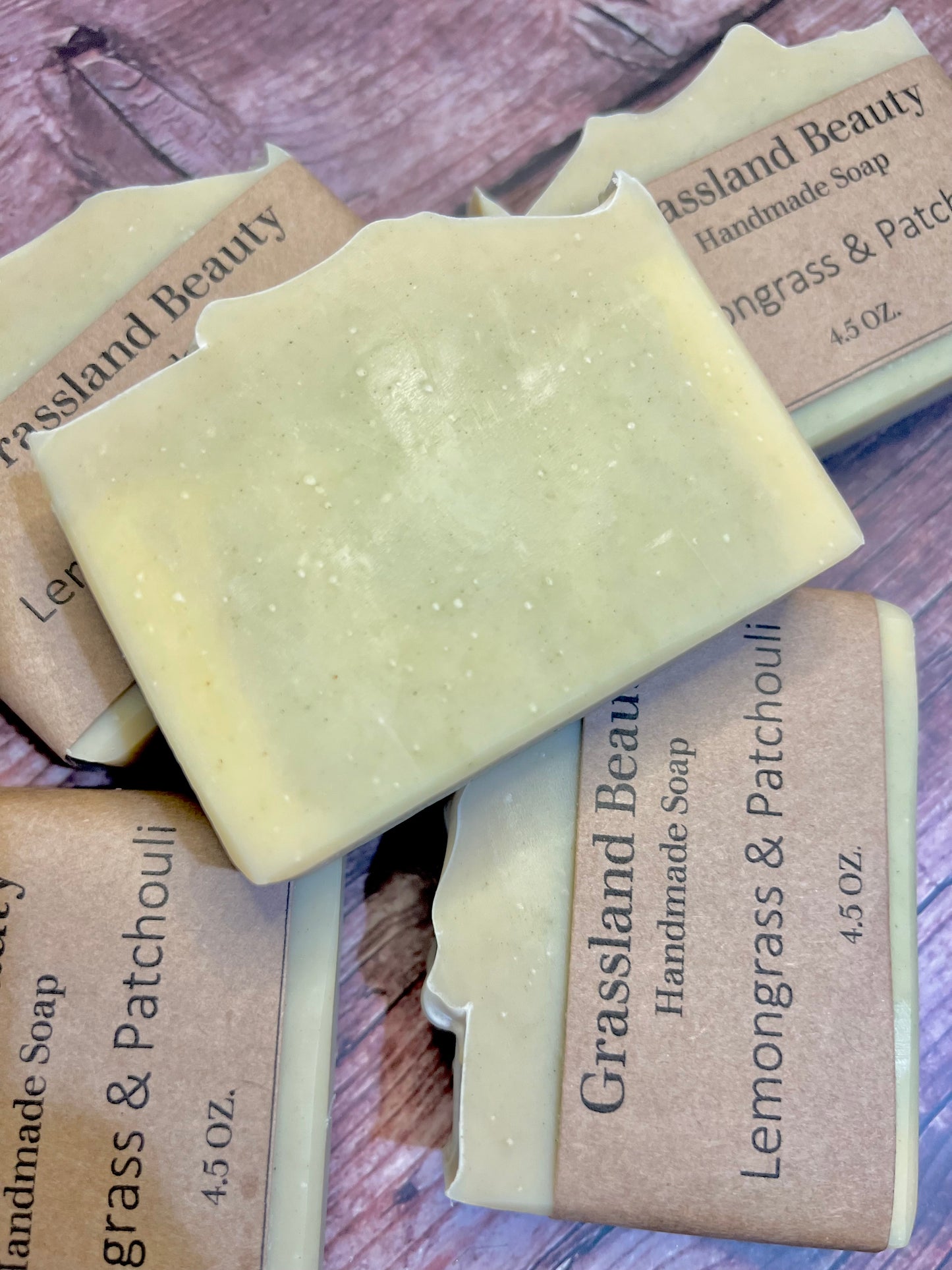 Lemongrass & Patchouli Soap (essential oil ony)